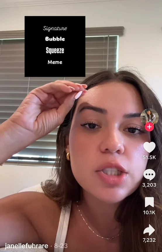screen grab from janellefuhrare TikTok