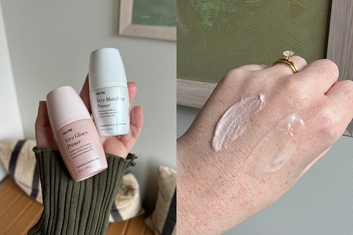 go to primers very glow primer very matte primer