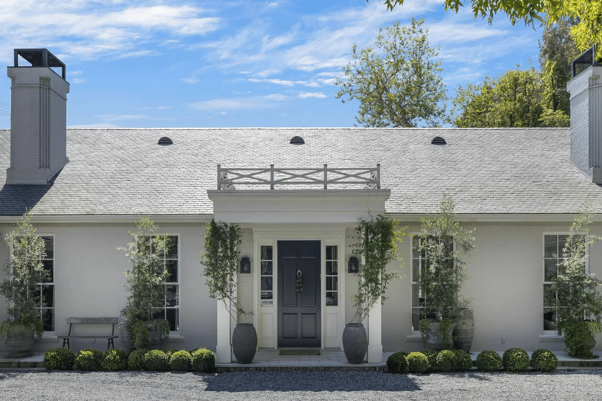 Gwyneth Paltrow's LA home in Brentwood. 