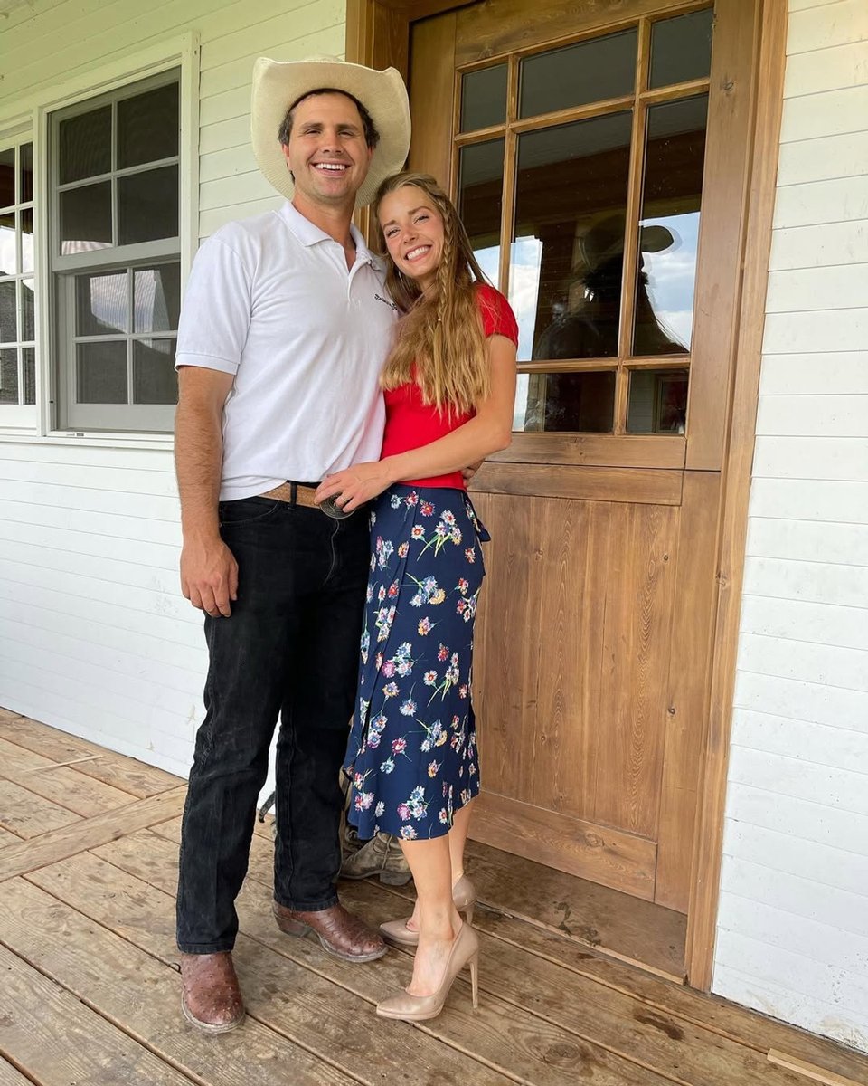 Ballerina Farm mumfluencer Hannah Neeleman with her husband Daniel.