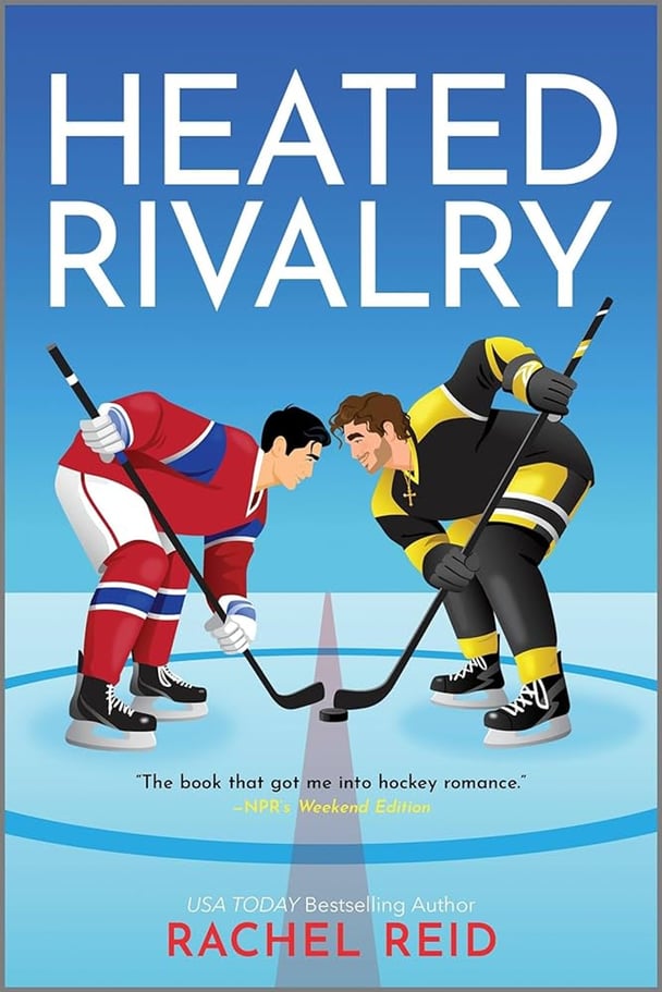 Heated Rivalry book cover. 