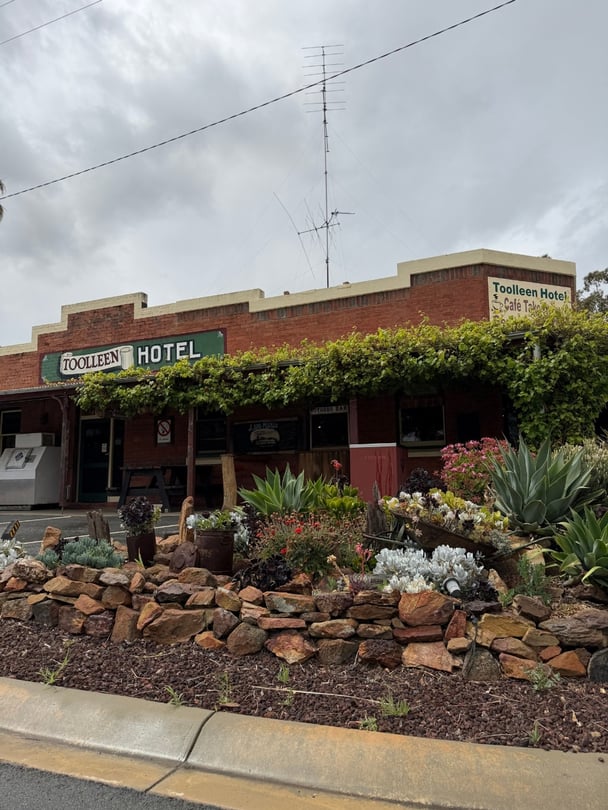 The hotel in Heathcote. Image: Supplied.