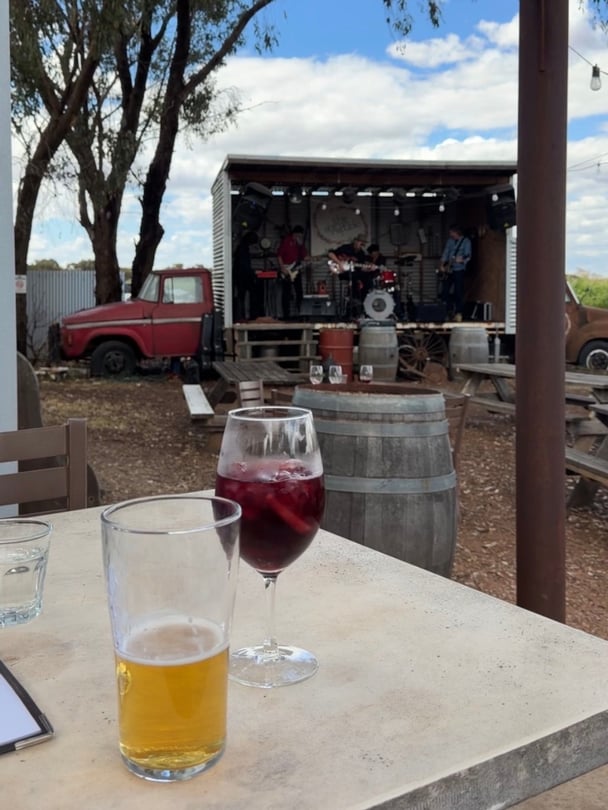 Drinks at Shiraz Republic.