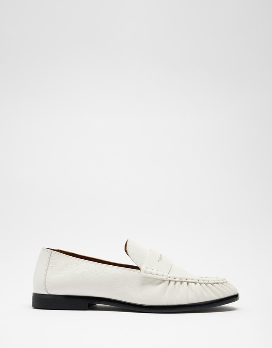cream penny loafer vamp from Assembly Label