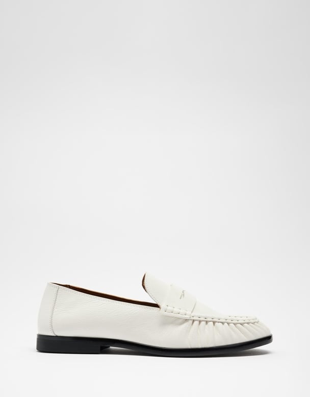 cream penny loafer vamp from Assembly Label