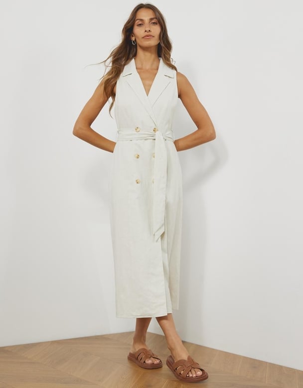 notched neckline midi dress from Atmos&Here