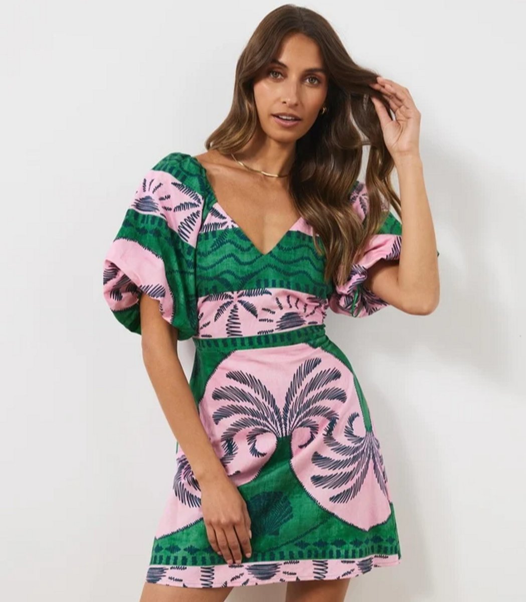 woman weaing Maldives dress from Atmos&Here 