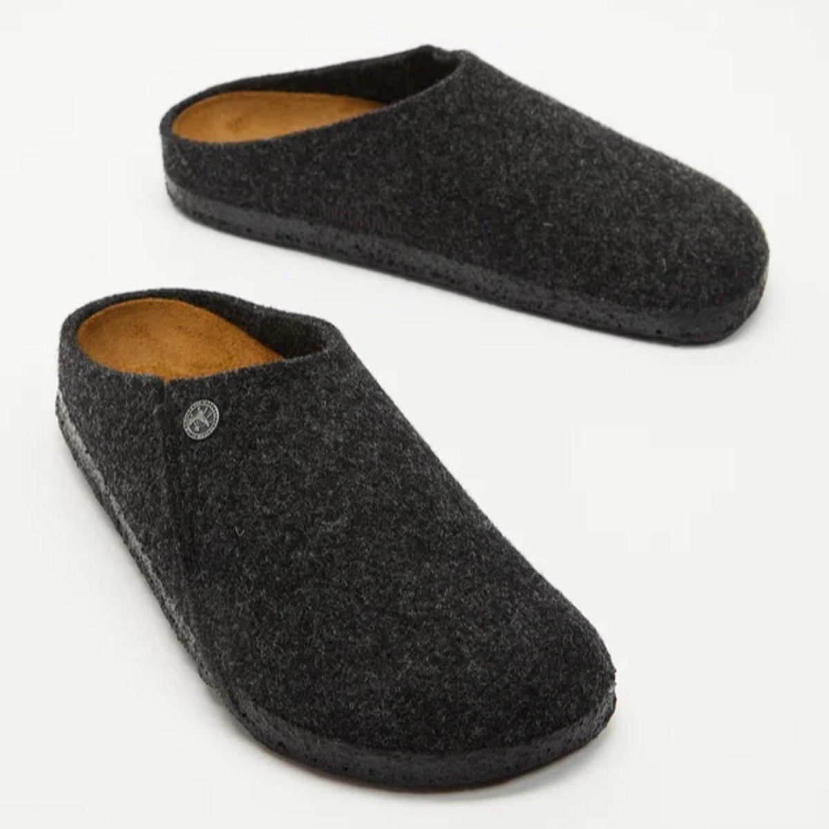soft felted upper slippers from Birkenstock