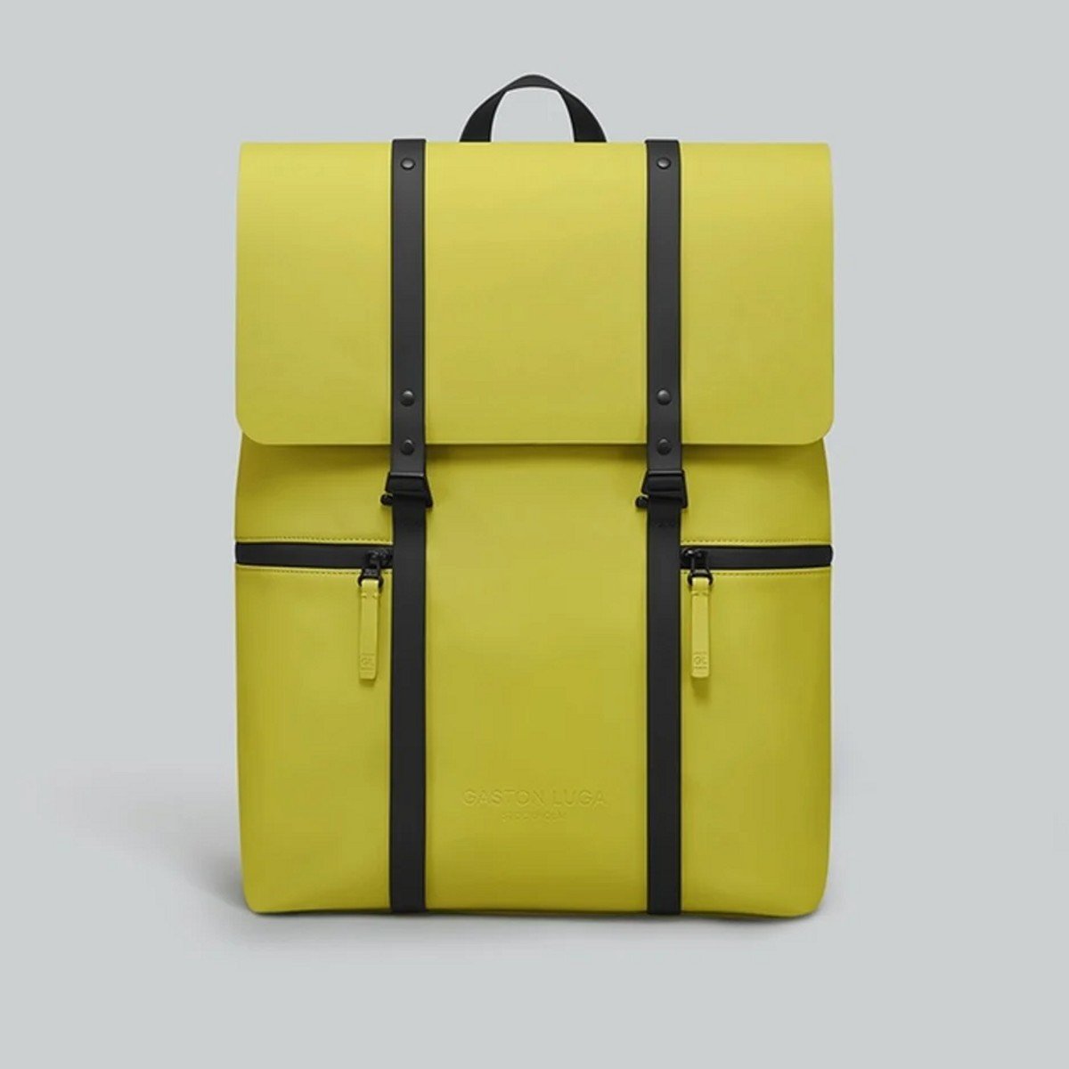 backpack in yellow from Gaston Luga