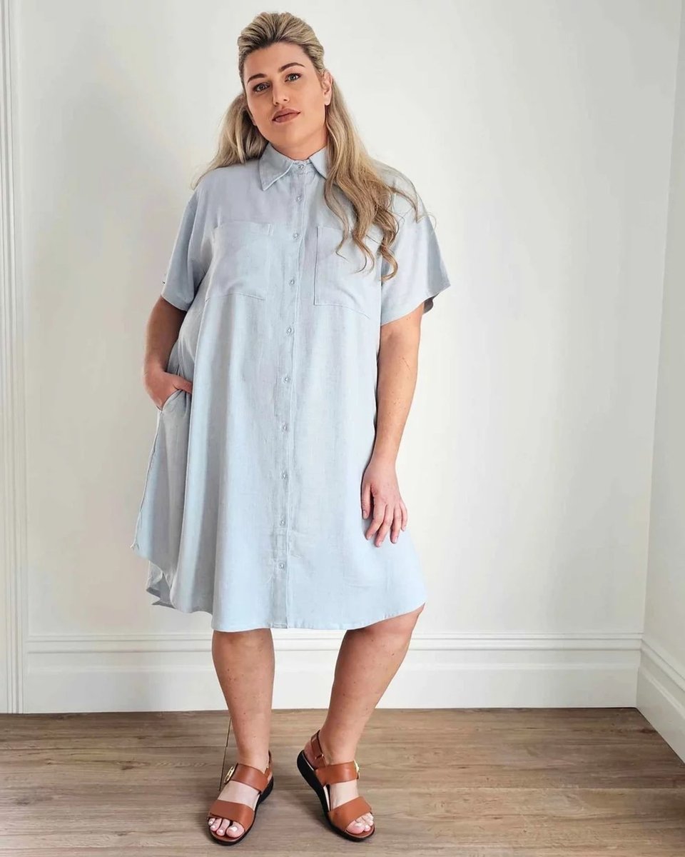 regular collar shirt dress from Hope & Harvest
