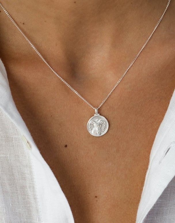 Kristin Ash Capricorn Zodiac Necklace.