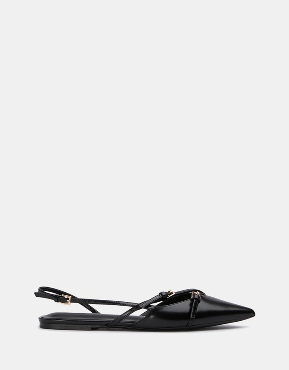 black-strappy-sling-back-flats