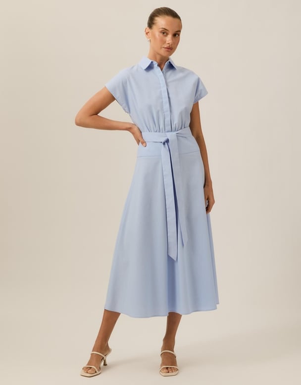 Short sleeves midi dress from Tussah