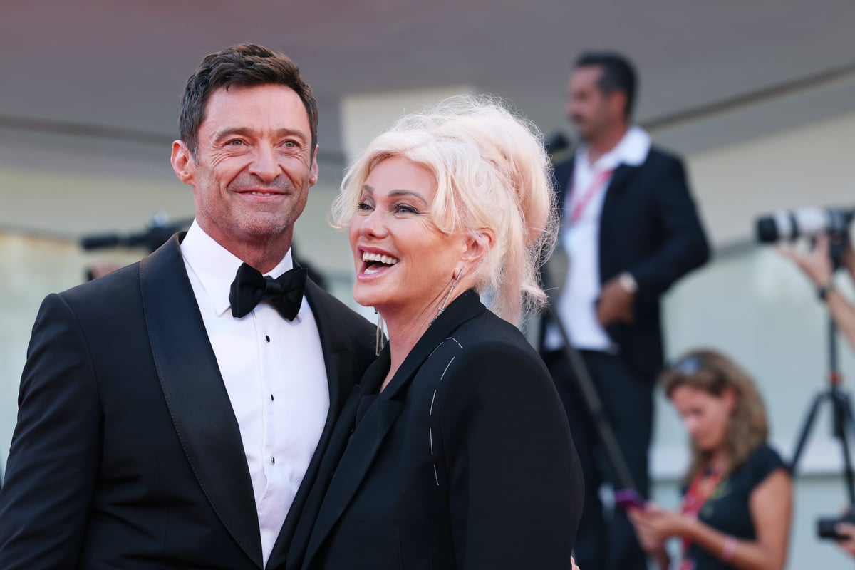 Hugh Jackman and Deborra-Lee Furness  at the 79th Venice International Film Festival in September 2022.