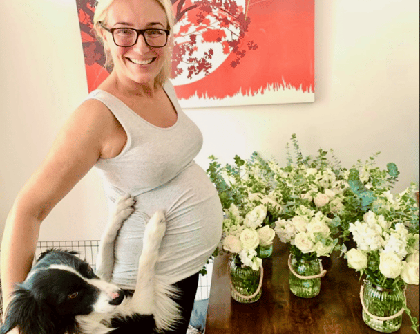 After years of treatment, Julie is pregnant with her son.