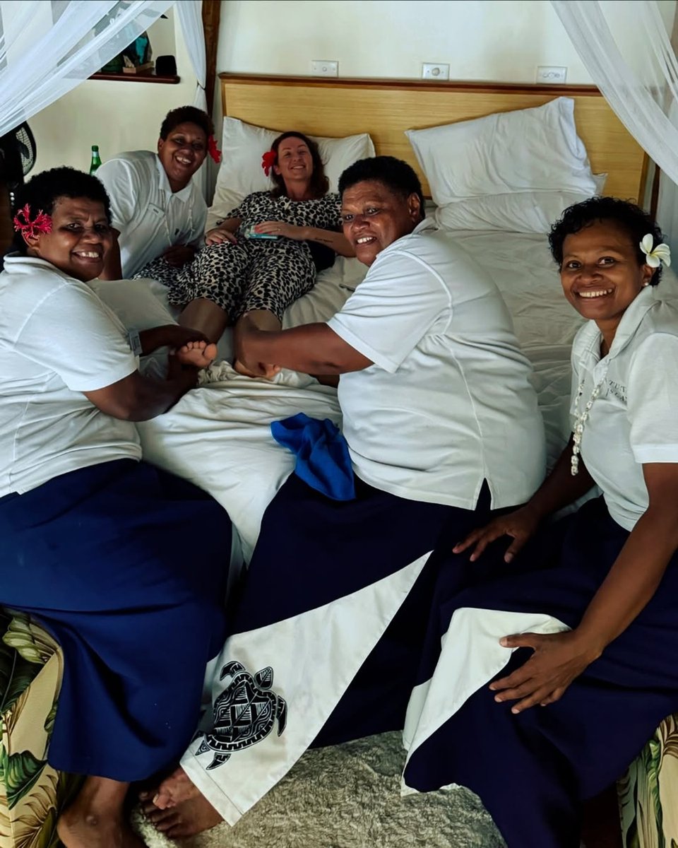Isabelle Silbery was medically evacuated to hospital after an accident while on a remote Fijian island.