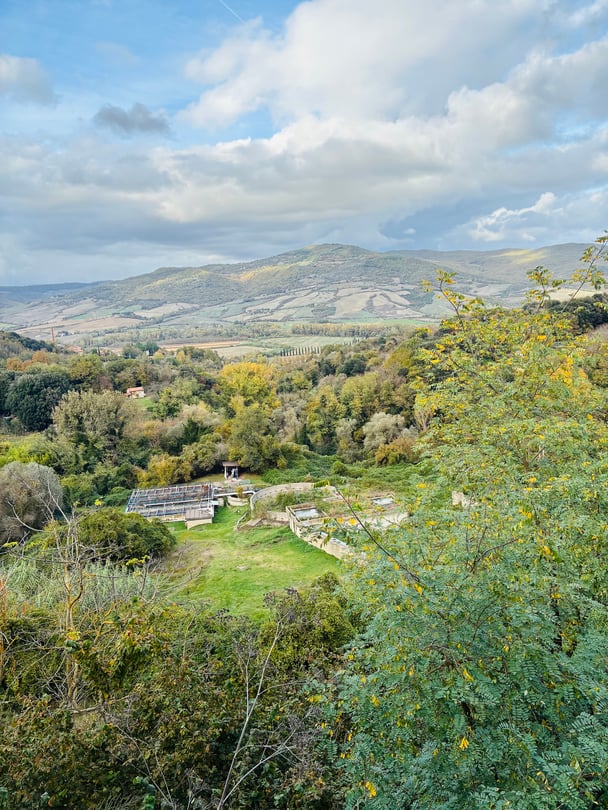 The view from Sophie's Italian home. Source: Supplied.