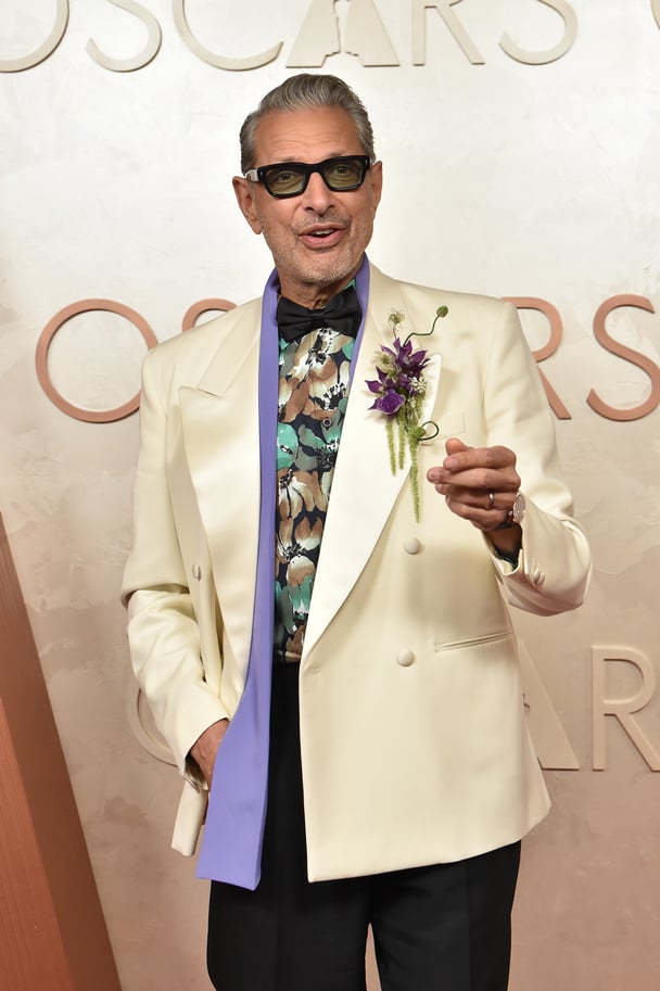 Jeff Goldblum at the 97th Oscars held at the Dolby Theatre on March 2, 2025 in Hollywood, California.