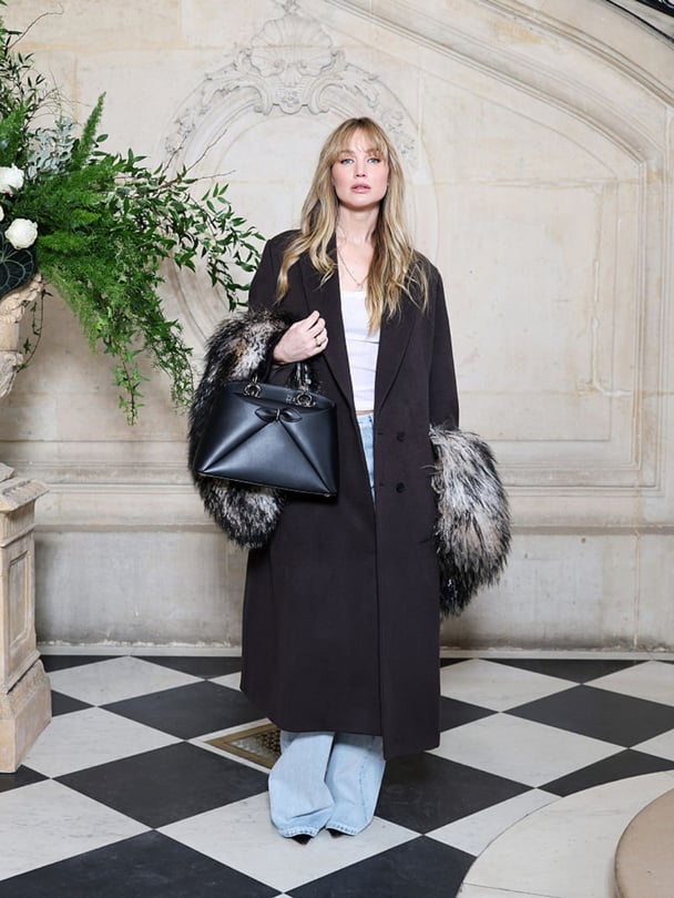Jennifer Lawrence at Dior Spring / Summer 2026 show.