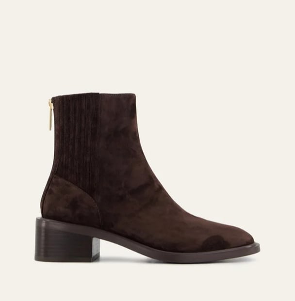 brown suede riding boot from Jo Mercer 