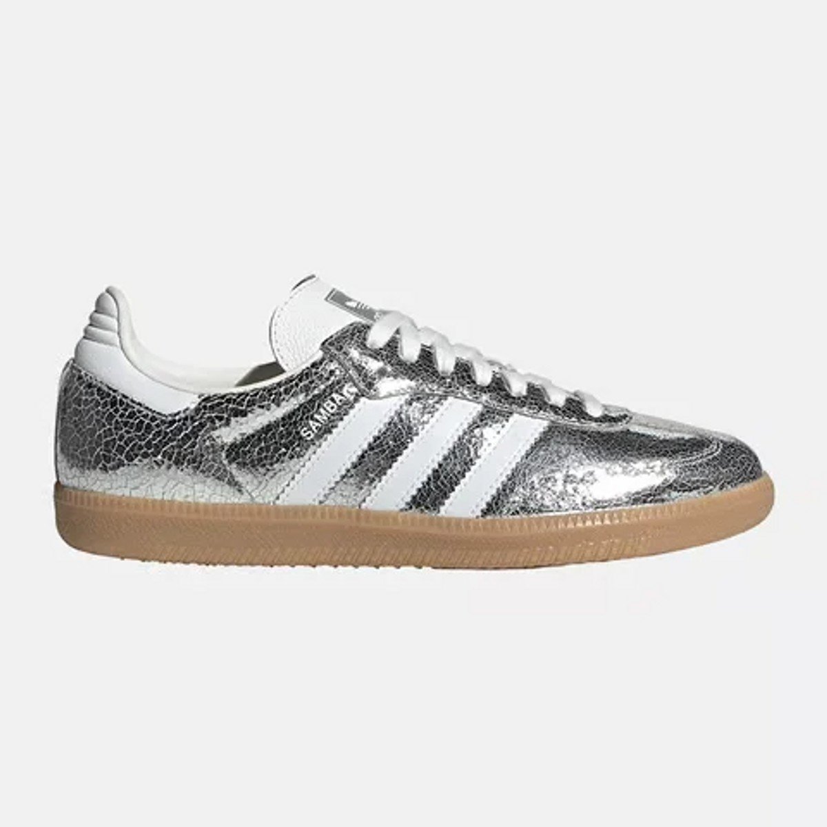 silver metallic sneaker from Adidas