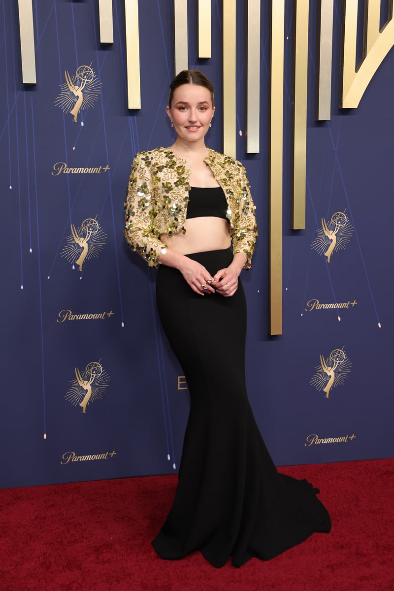 Kaitlyn Dever attends the 77th Primetime Emmy Awards at Peacock Theater.