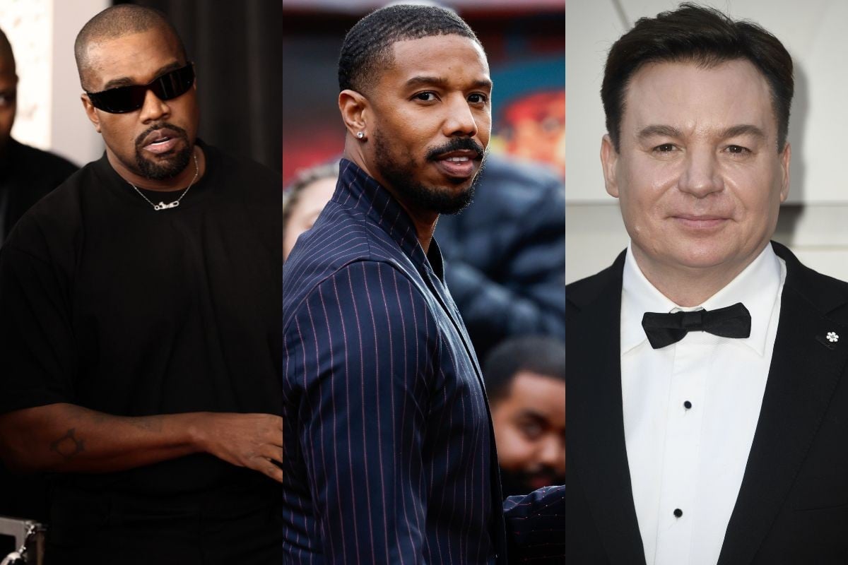 Kanye West, Michael B. Jordan, and Mike Myers.