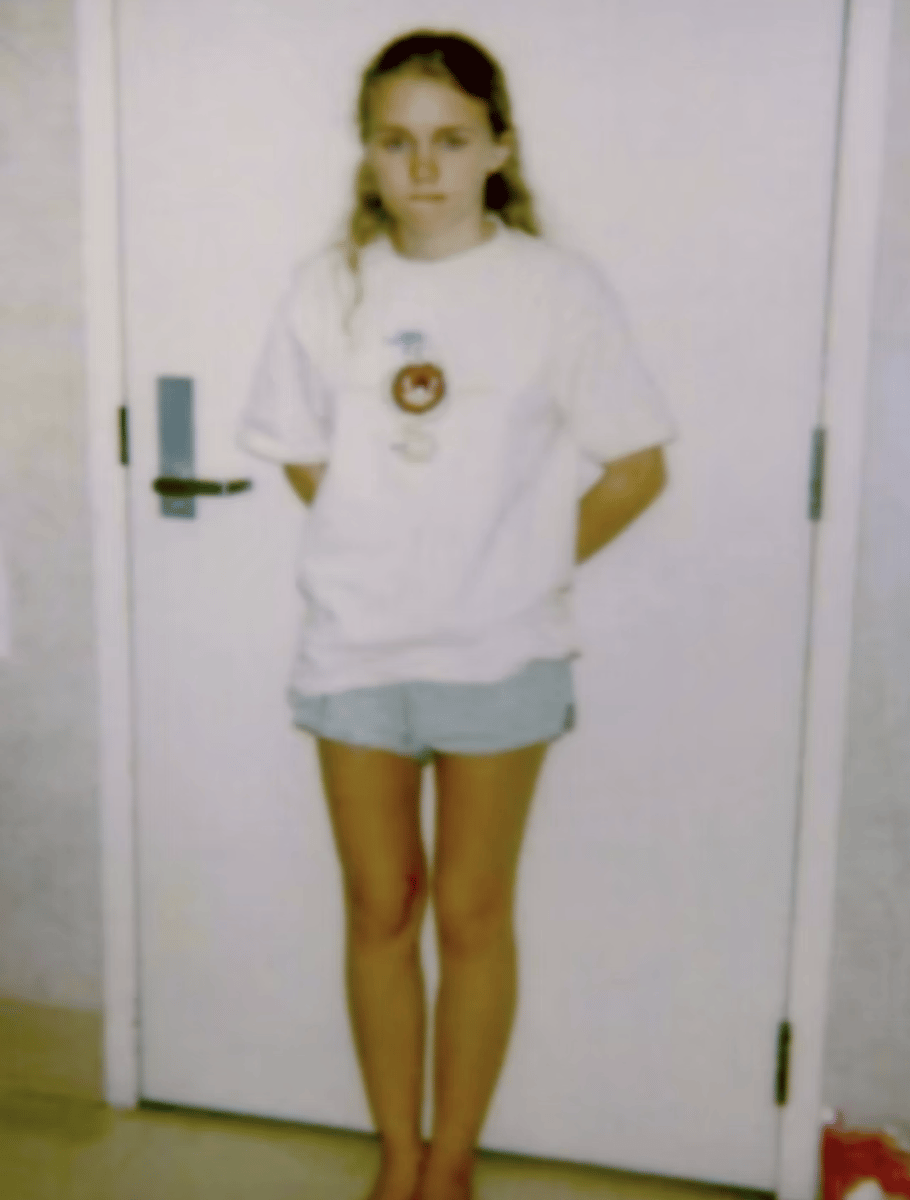 A young Kara Robinson Chamberlain.