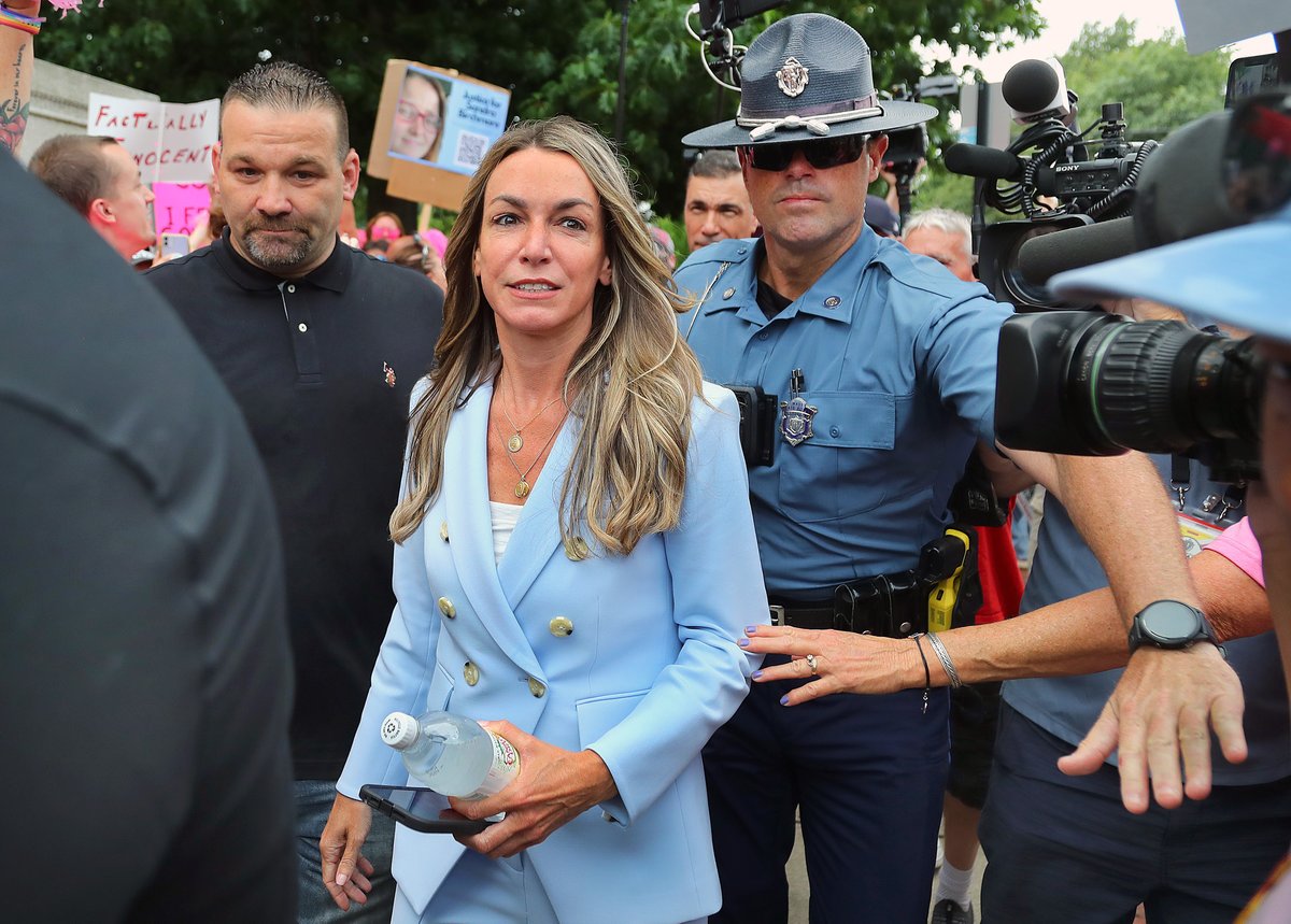 Karen Read arrives at court.