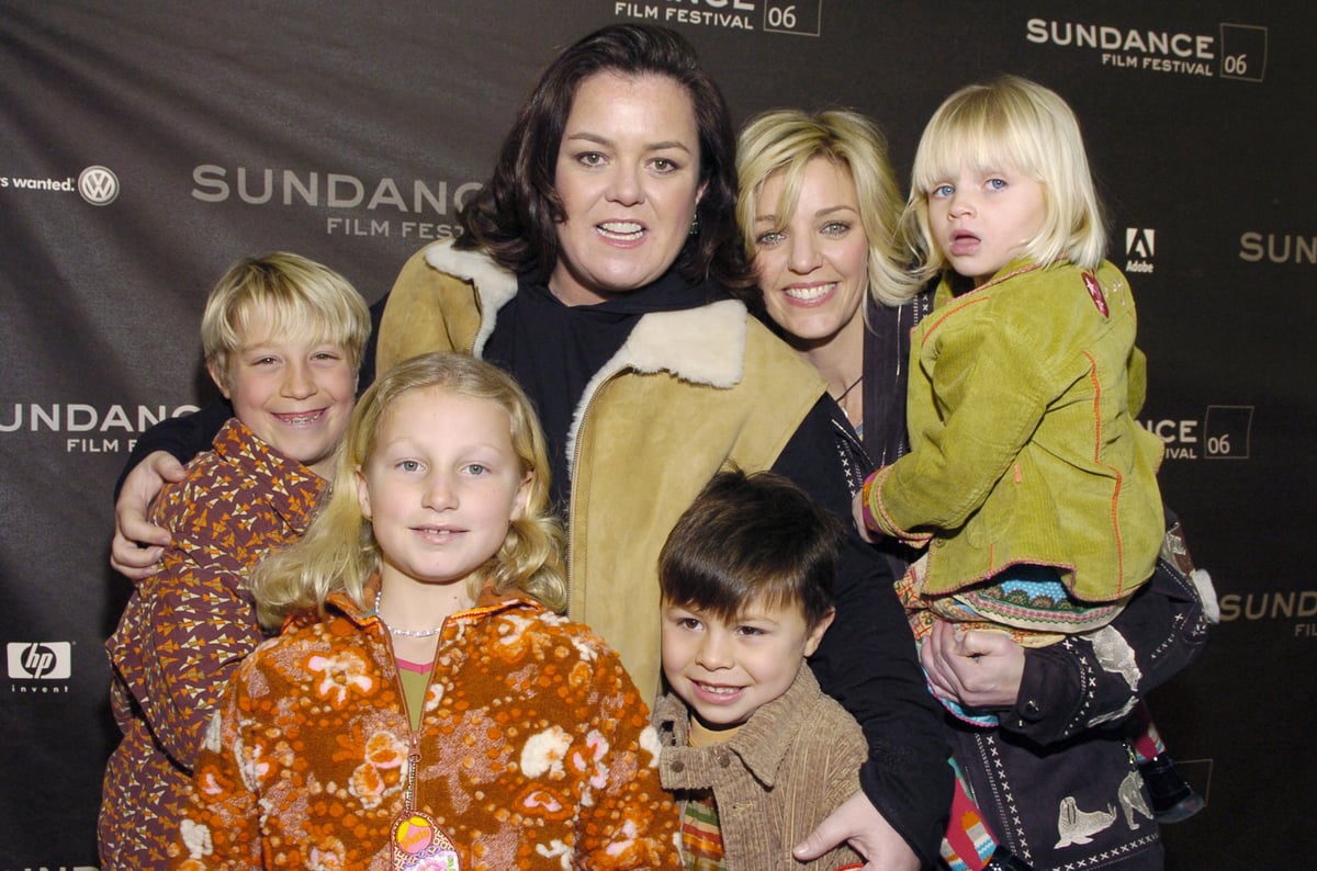 Rosie O'Donnell and ex-wife Kelli Carpenter with their children