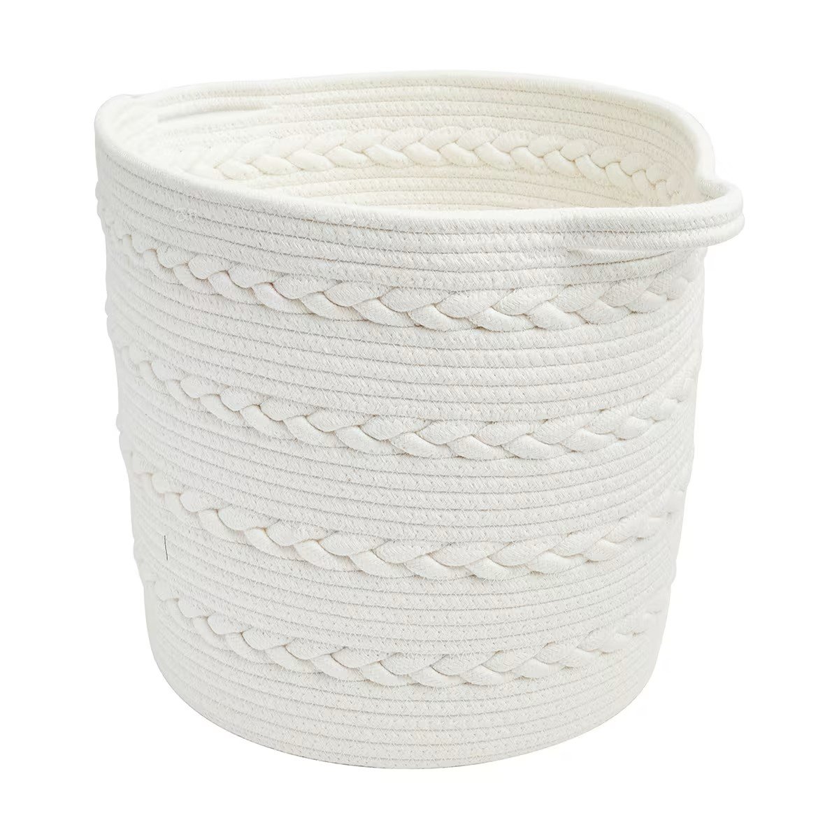 white braid basket from Kmart 