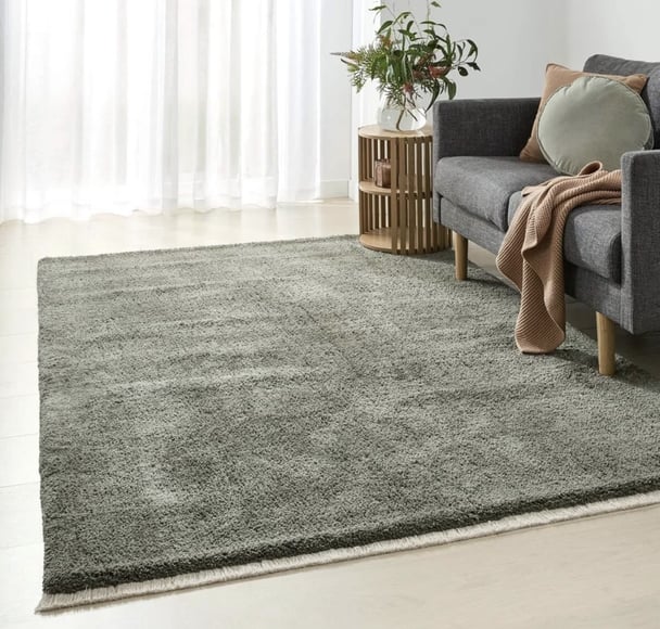 green rug from Kmart