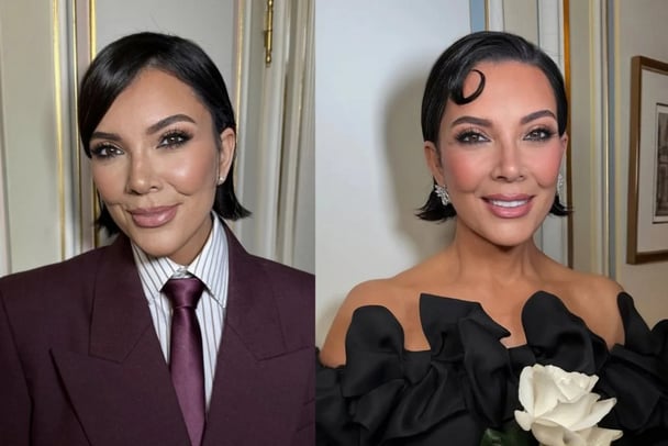 Photos of Kris Jenner from Instagram.