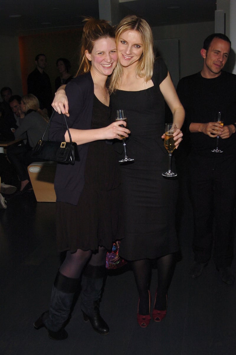 Kristina O'Neill and Laura Brown at a CALVIN KLEIN afterparty in 2006. 