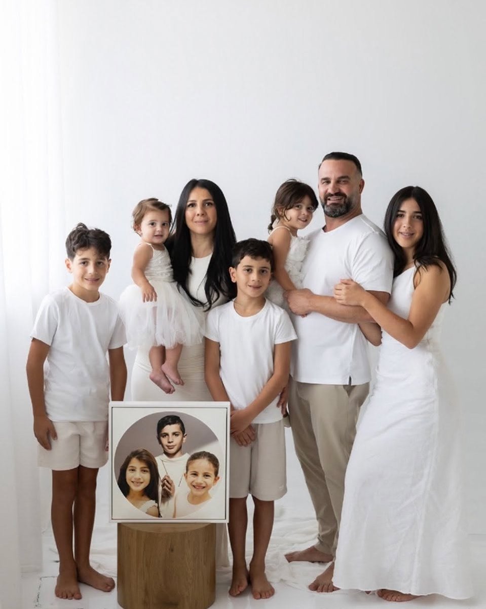 Leila and Danny Abdallah with their family.