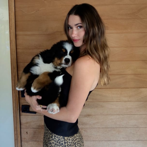 Madeleine White with her dog Dunkin.