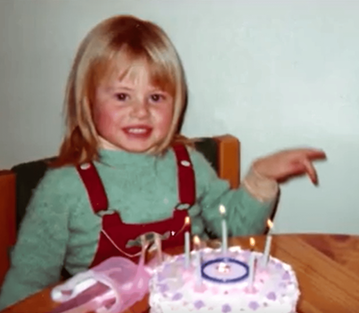 A young Madeleine West.