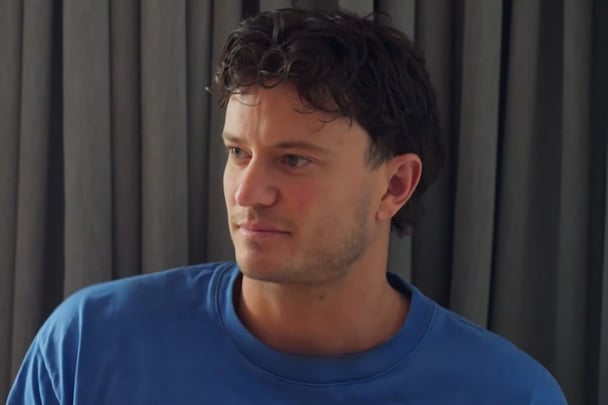 Close-up of Sam.