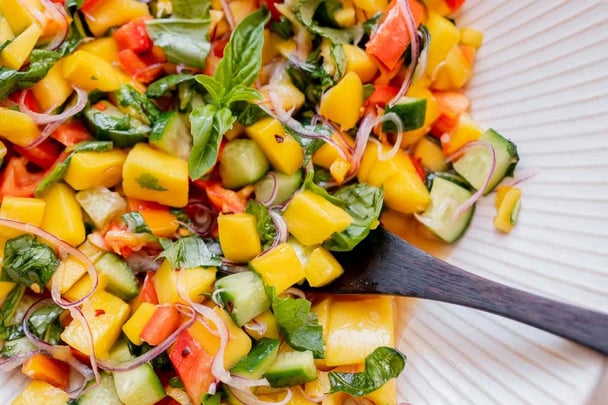 Mango salad.