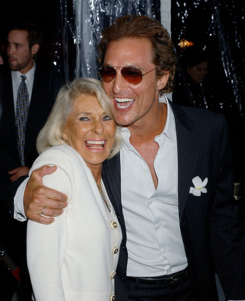 McConaughey and his mother, McCabe.