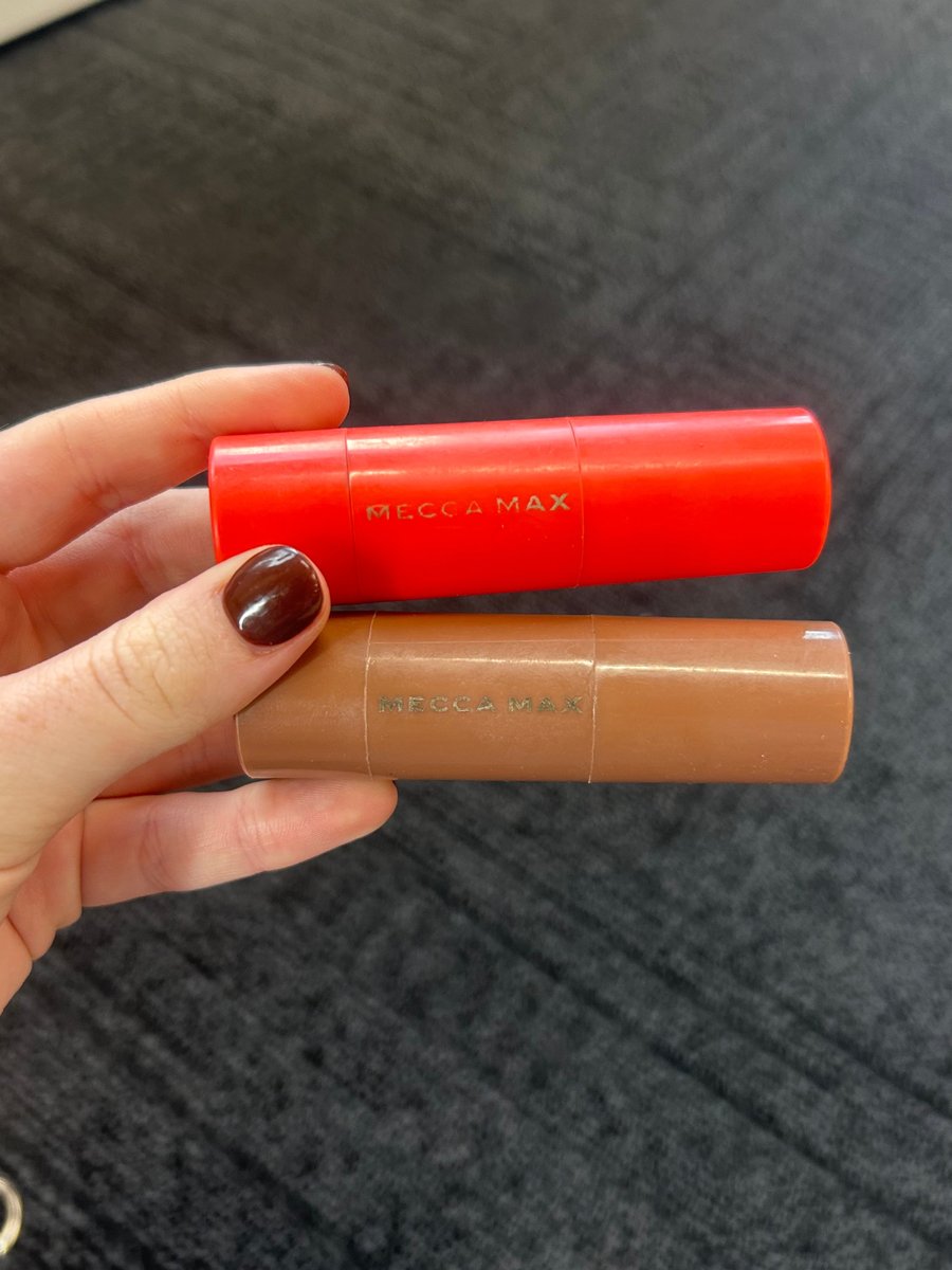 Mecca Blush and Contour sticks.