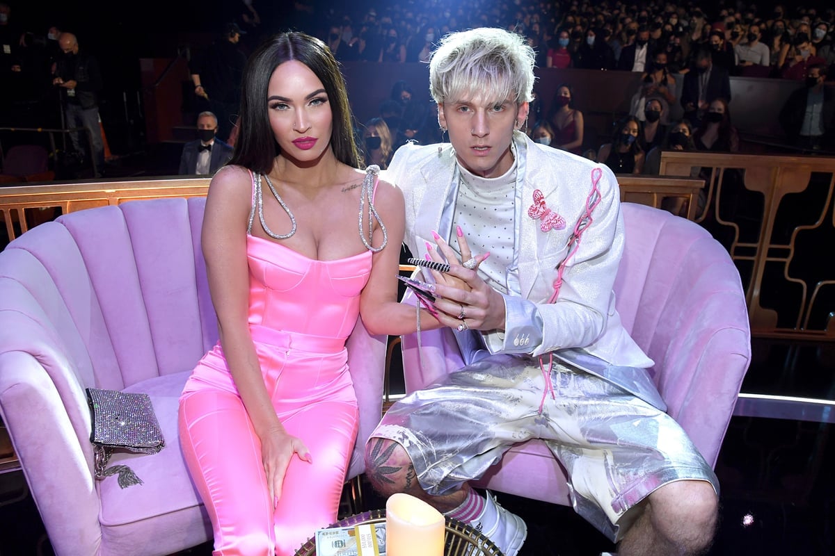 Megan Fox and Machine Gun Kelly attend the 2021 iHeartRadio Music Awards.