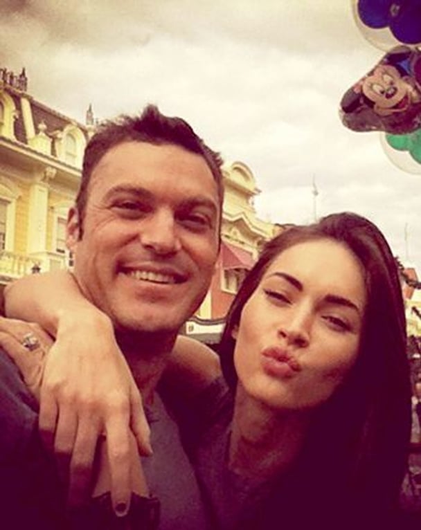 Brian Austin Green and Megan Fox take a selfie, when they were married.