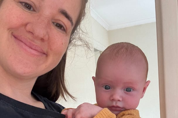 Selfie of Mel and her son Joey.