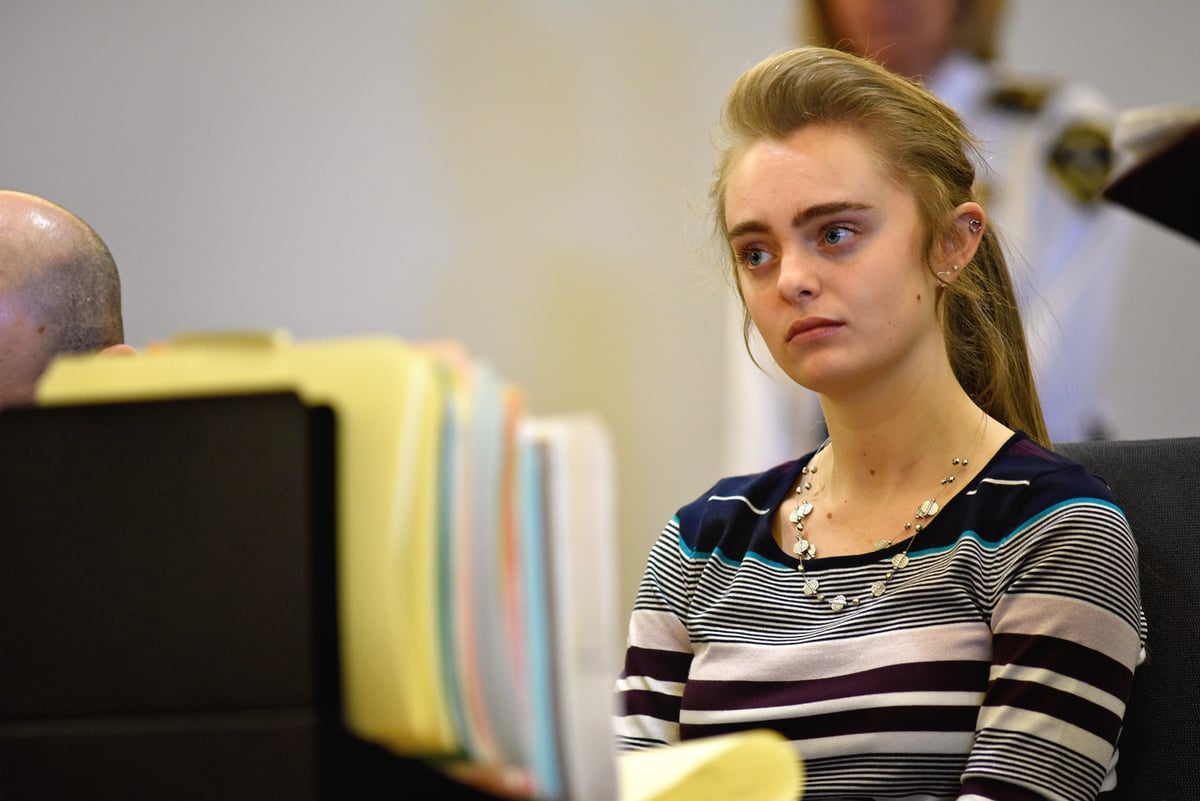 Michelle Carter in court.