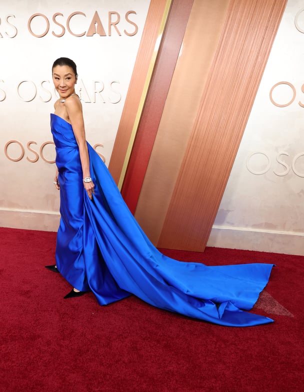Michelle Yeoh attends the 97th Annual Oscars at Dolby Theatre on March 02, 2025 in Hollywood, California.
