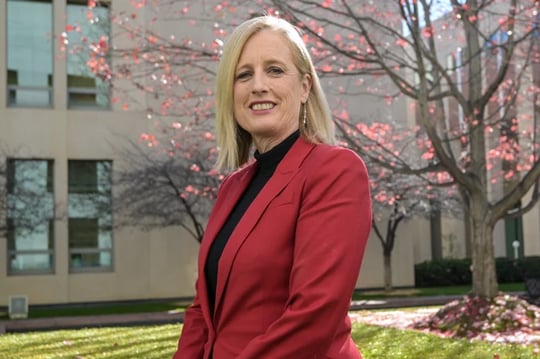Minister Katy Gallagher was pregnant and waiting for her fiancé at the beach. He would never arrive.