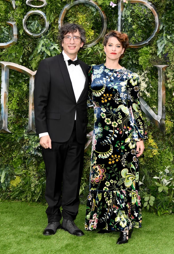 Neil Gaiman and Amanda Palmer attend the Global premiere of Amazon Original