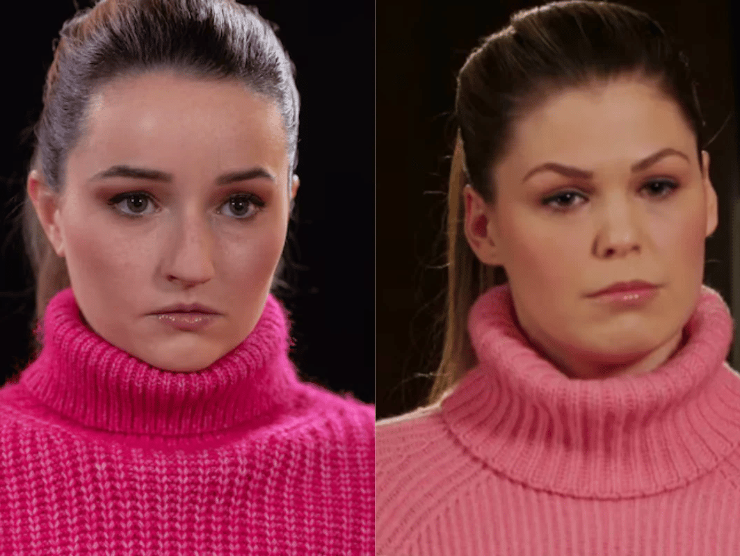 Belle Gibson in Apple Cider Vinegar and Belle Gibson in real life. 