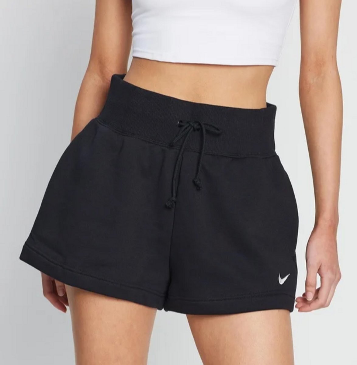 woman wearing Nike shorts 